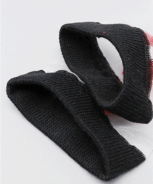 WEGO(ウィゴー)の「WEGO/ハートシースルーソックス(ソックス/靴下・レディース・ホワイト/パープル/レッド・FREE)」の5枚目の写真