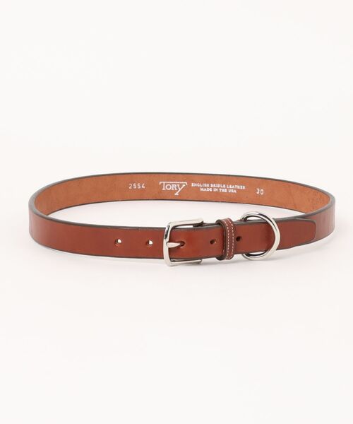 ADAM ET ROPE'(アダムエロペ)の「TORY Nickel D Ring+Buckle(ネックレス・メンズ・ブラック/ダークブラウン・L/M)」の1枚目の写真