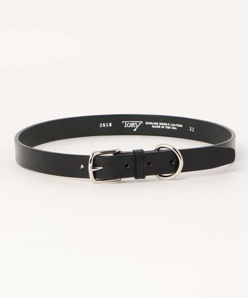 ADAM ET ROPE'(アダムエロペ)の「TORY Nickel D Ring+Buckle(ネックレス・メンズ・ブラック/ダークブラウン・L/M)」の2枚目の写真