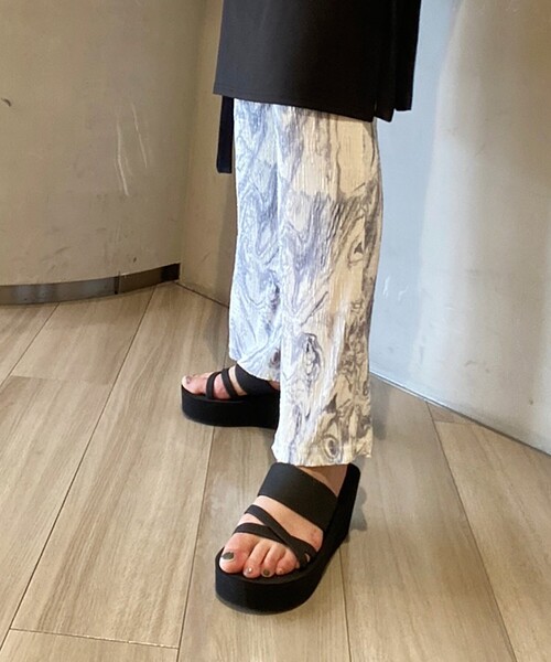 ESPERANZA(エスペランサ)の「◆【厚底/速乾/海/アウトドア/歩きやすい】厚底ビーサン(サンダル・レディース・ブラック/ベージュ/オレンジ/パープル系・LL/S/M/L)」の19枚目の写真