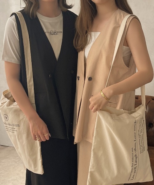 apres jour clair（アプレジュールクレア）の「【apres jour clair】ノーカラージレ【ZOZOTOWN限定アイテム】（ベスト・レディース・ブラック/ベージュ/オレンジ/イエロー/アイボリー・X-LARGE/フリー）」の19枚目の写真