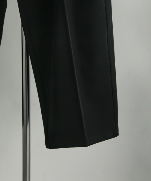 NILWAY(ニルウェイ)の「【サマー セットアップ】フルジップドレープ半袖 ワイドシャツ+ タック ワイド ストレートスラックス(セットアップ・メンズ・ブラック/ブルー/グリーン/アイボリー/チャコール・SMALL/MEDIUM/LARGE)」の8枚目の写真