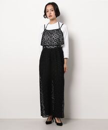 LE CIEL BLEU | ジオメトリックレースキャミドレス / Geometric Lace Cami Dress(ワンピース)