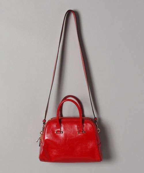 JEANASIS(ジーナシス)の「グロッシーボストンバッグ/299436(ボストンバッグ・レディース・ホワイト/ブラック/レッド/ブルー・FREE)」の13枚目の写真