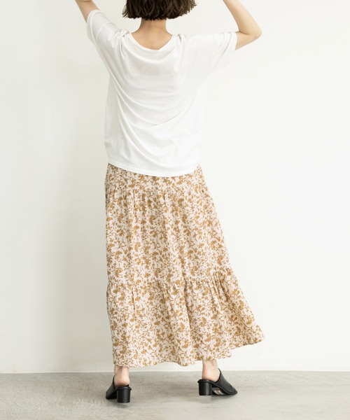 GeeRA(ジーラ)の「プリントティアードスカート(スカート・レディース・モカ/ブラック・LARGE/X-LARGE/MEDIUM)」の10枚目の写真