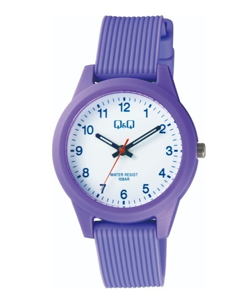Q&Q（キューアンドキュー）の「Q&Q（アナログ腕時計・レディース・ピンク/スカイブルー/ダークブルー/ブラック系/パープル系その他/ブラック×ホワイト/オレンジ/サックスブルー/ホワイト/ブルー系その他・ﾌﾘ-）」の8枚目の写真