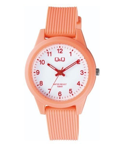 Q&Q（キューアンドキュー）の「Q&Q（アナログ腕時計・レディース・ピンク/スカイブルー/ダークブルー/ブラック系/パープル系その他/ブラック×ホワイト/オレンジ/サックスブルー/ホワイト/ブルー系その他・ﾌﾘ-）」の10枚目の写真