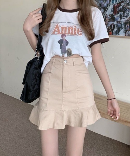 urge:(アージコロン )の「【URGE:】マーメイド ミニスカート(スカート・レディース・ブラック/ホワイト/アイボリー・LARGE/SMALL/MEDIUM)」の21枚目の写真