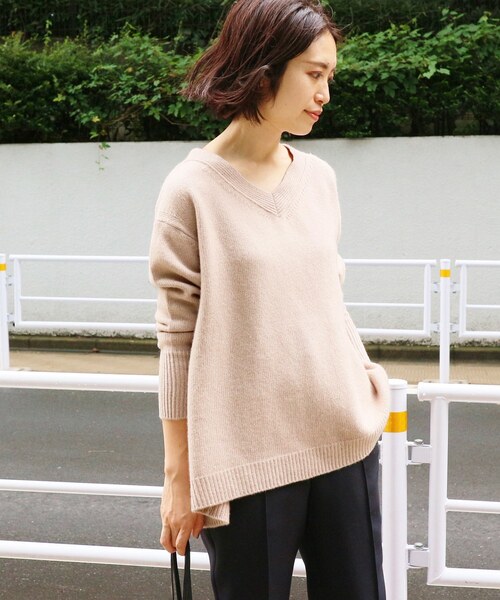 イエナ IENA Vネックニット