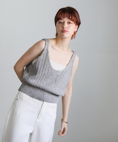 FUMIKA_UCHIDA ニットビスチェ サマーニットビスチェ（ベスト）｜select MOCA（セレクトモカ）の