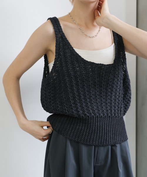 サマーニットビスチェ（ベスト）｜select MOCA（セレクトモカ）の