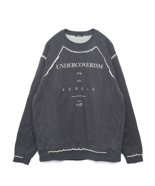 Undercoverism（アンダーカバイズム）の「UI2B4802（スウェット・メンズ・ブラック/ミント/ヘザーチャコール/ブラウン・2/4/3/5）」の3枚目の写真