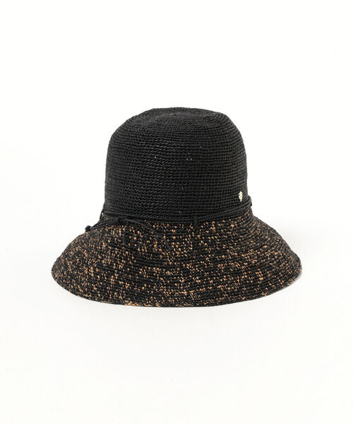 Helen Kaminski（ヘレンカミンスキー）の「HELEN KAMINSKI / ELARA 10 ラフィアハッ▲（ハット・レディース・チャコールグレー・ONE SIZE）」の3枚目の写真