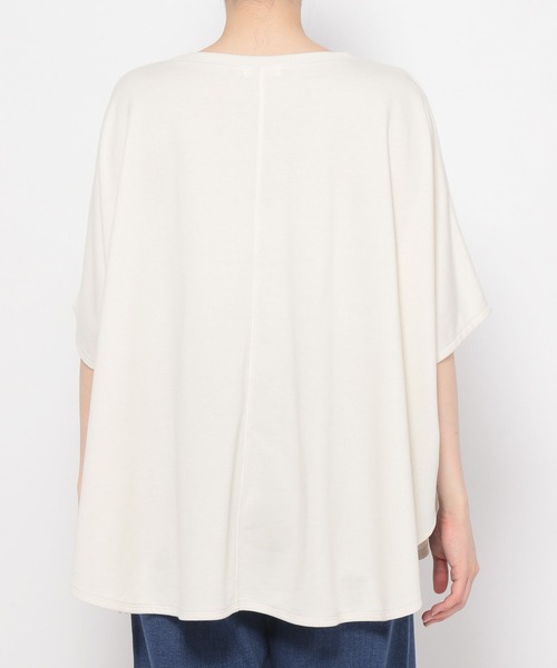 LEPSIM(レプシィム)の「ポンチョカットソー 294981(Tシャツ/カットソー・レディース・ブラウン/チャコールグレー/オフホワイト・FREE)」の11枚目の写真