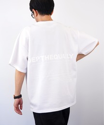 【GROOVY STORE】ビッグシルエット ストレッチ バックプリント Tシャツ