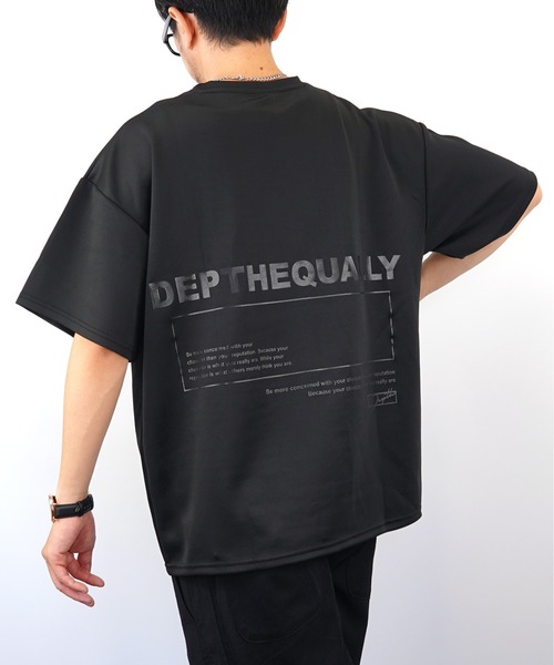 Burner(バーナー)の「【GROOVY STORE】ビッグシルエット ストレッチ バックプリント Tシャツ(Tシャツ/カットソー・メンズ・ブラック/レッド/ホワイト・L/M/LL)」の1枚目の写真