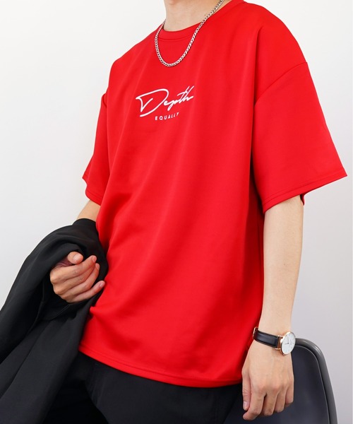 Burner(バーナー)の「【GROOVY STORE】ビッグシルエット ストレッチ バックプリント Tシャツ(Tシャツ/カットソー・メンズ・ブラック/レッド/ホワイト・L/M/LL)」の15枚目の写真