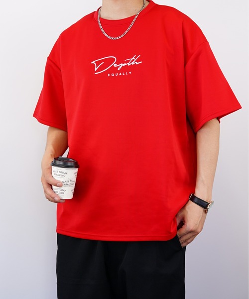 Burner(バーナー)の「【GROOVY STORE】ビッグシルエット ストレッチ バックプリント Tシャツ(Tシャツ/カットソー・メンズ・ブラック/レッド/ホワイト・L/M/LL)」の16枚目の写真