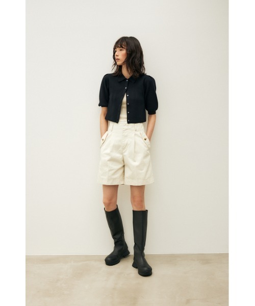 M_（エムアンダーバー）の「【M_】POLO KNIT カーディガン（カーディガン/ボレロ・レディース・ライトブラウン/パープル/ブラック・FREE）」の10枚目の写真