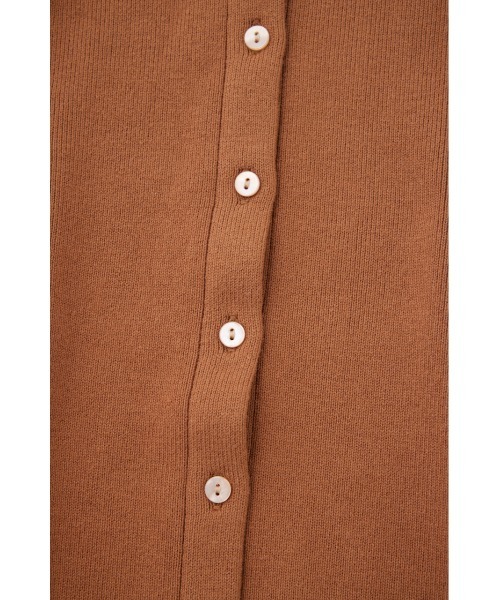 M_（エムアンダーバー）の「【M_】POLO KNIT カーディガン（カーディガン/ボレロ・レディース・ライトブラウン/パープル/ブラック・FREE）」の22枚目の写真