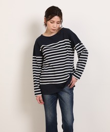 Le Minor | 【別注アイテム】ボーダーバスクシャツ《Le minor》(Tシャツ/カットソー)