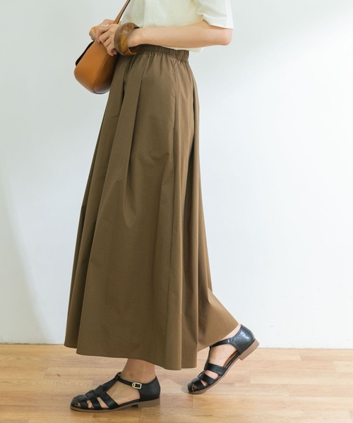 URBAN RESEARCH（アーバンリサーチ）の「コットンナイロンボリュームスカート2（スカート・レディース・ブラック/レッド/モカ・38/36）」の10枚目の写真