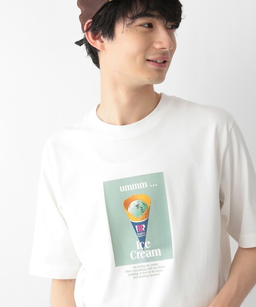 GLOBAL WORK(グローバルワーク)の「サーティワン/プリントT/281991(Tシャツ/カットソー・メンズ・チャコールグレー/ブラック/その他1/その他2・SMALL/X-LARGE/MEDIUM/LARGE)」の4枚目の写真