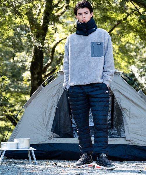 OUTDOOR PRODUCTS（アウトドアプロダクツ）の「【OUTDOOR PRODUCTS/アウトドアプロダクツ】防風ボアトレーナー クルーネック ワンポイントブランドロゴ（スウェット・メンズ・グレー/ベージュ/アイボリー/ブラック・MEDIUM/LARGE/X-LARGE）」の13枚目の写真
