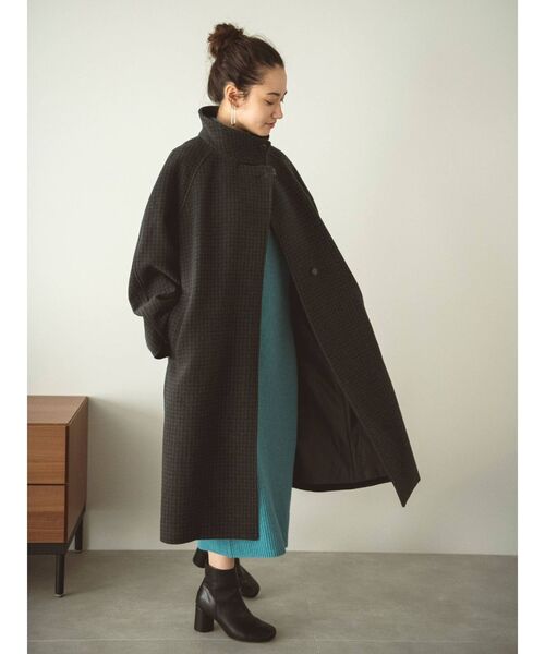 アングリッド スタンドカラールーズコートS Sサイズ】ungrid スタンド