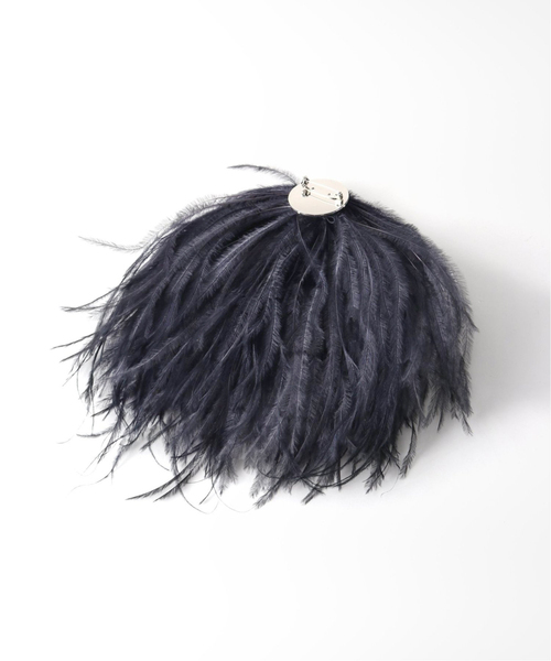 追加》オーストリッチコサージュ（その他小物）｜VERMEIL par