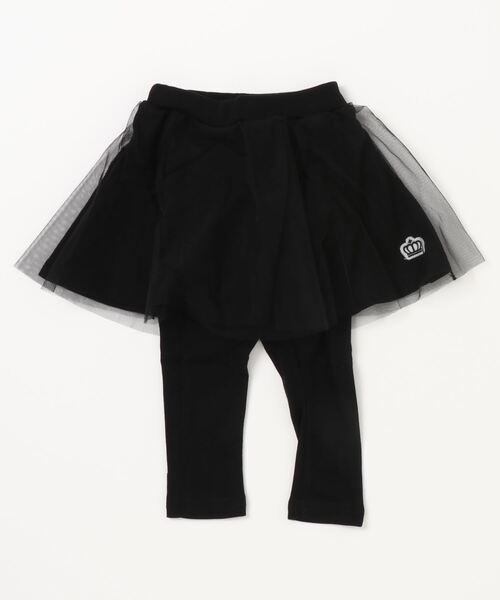 BABYDOLL（ベビードール）の「通販限定サイズあり チュールスカート付きウルトラストレッチパンツ 10分丈スカッツ 7283K（その他パンツ・キッズ・ブラック/レッド/パープル/ブラック×ホワイト/ブラウン/ベビーピンク・120cm/130cm/140cm/110cm/90cm/100cm/150cm/80ｃｍ）」の19枚目の写真