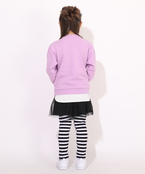 BABYDOLL（ベビードール）の「通販限定サイズあり チュールスカート付きウルトラストレッチパンツ 10分丈スカッツ 7283K（その他パンツ・キッズ・ブラック/レッド/パープル/ブラック×ホワイト/ブラウン/ベビーピンク・120cm/130cm/140cm/110cm/90cm/100cm/150cm/80ｃｍ）」の16枚目の写真