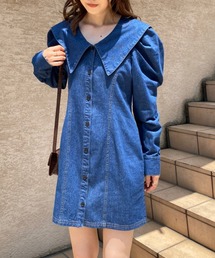 ミニシャツワンピース
