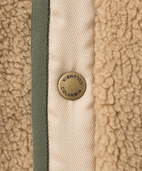 Columbia（コロンビア）の「【Columbia/コロンビア】別注ボアリバーシブルブルゾン（ノーカラージャケット・キッズ・アイボリー/ベージュ/ブラック・L/XXS/XS/M/S）」の19枚目の写真