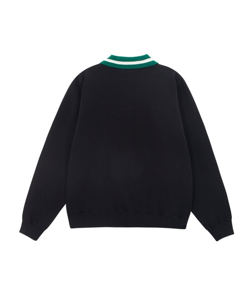 OY（オーワイ）の「『OY/オーワイ』UNBALANCE COLLAR LOGO MTM/アンバランスカラー ロゴデザイン スウェットシャツ プルオーバートレーナー（スウェット・メンズ・ホワイト/ブラック・L/M）」の15枚目の写真