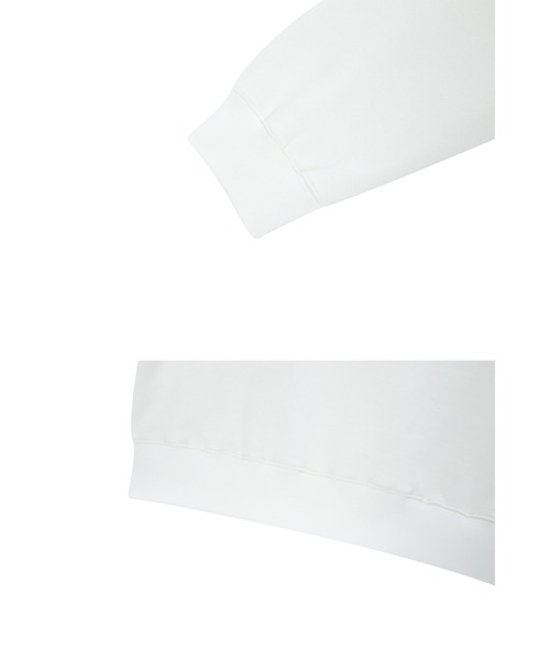 OY（オーワイ）の「『OY/オーワイ』UNBALANCE COLLAR LOGO MTM/アンバランスカラー ロゴデザイン スウェットシャツ プルオーバートレーナー（スウェット・メンズ・ホワイト/ブラック・L/M）」の17枚目の写真