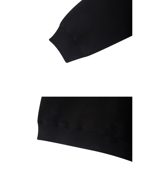 OY（オーワイ）の「『OY/オーワイ』UNBALANCE COLLAR LOGO MTM/アンバランスカラー ロゴデザイン スウェットシャツ プルオーバートレーナー（スウェット・メンズ・ホワイト/ブラック・L/M）」の19枚目の写真