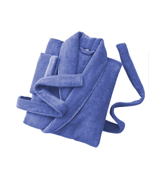 aimoha（アイモハ）の「【コットン100%！】男女兼用　バスローブ　ガウン（ガウン/バスローブ・レディース・グレー/ブルー/ネイビー/ピンク/ホワイト/パープル・LARGE/MEDIUM）」の17枚目の写真