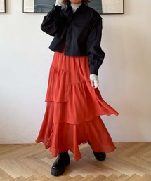 ランダムティアードスカート