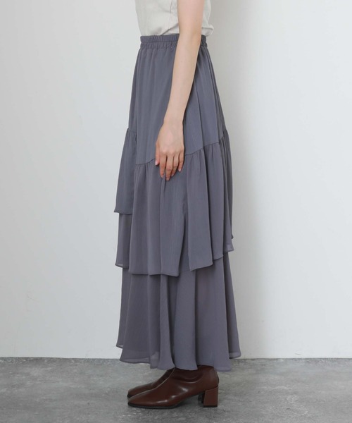 タグ付き未使用品/完売品/ランダムティアードスカート/ブラック タグ付き未使用品/完売品/ランダムティアードスカート/ブラック - メルカリ