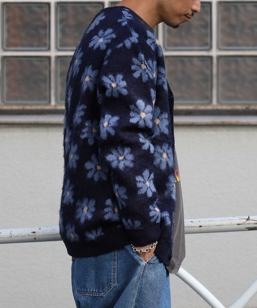 BACK NUMBER（バックナンバー）の「【Refurbish】シャギーカーディガン（カーディガン/ボレロ・メンズ・グリーン/ネイビー・L/M）」の8枚目の写真