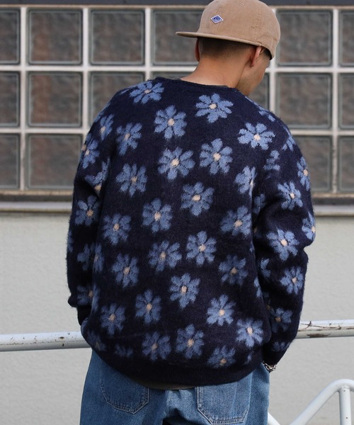 BACK NUMBER（バックナンバー）の「【Refurbish】シャギーカーディガン（カーディガン/ボレロ・メンズ・グリーン/ネイビー・L/M）」の7枚目の写真