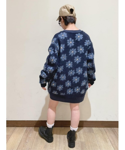 BACK NUMBER（バックナンバー）の「【Refurbish】シャギーカーディガン（カーディガン/ボレロ・メンズ・グリーン/ネイビー・L/M）」の18枚目の写真
