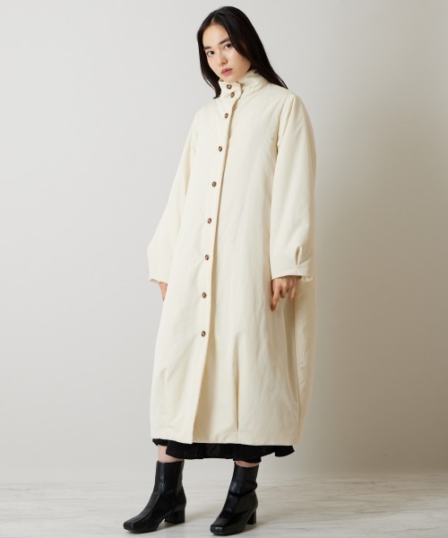 A de a.v.v（アードアー・ヴェ・ヴェ）の「［2WAY］キルティングジレセット中綿コート（ダウンジャケット/コート・レディース・アイボリー/ブラック・SMALL/MEDIUM）」の9枚目の写真