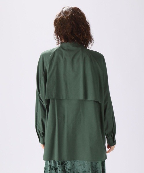niko and...（ニコアンド）の「バックフリルBIGチュニックシャツ（シャツ/ブラウス・レディース・ピンク/グリーン/ライトブルー/オフホワイト・FREE）」の17枚目の写真