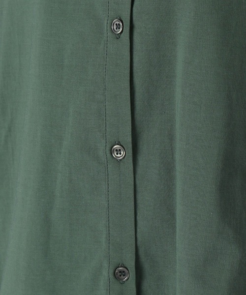 niko and...（ニコアンド）の「バックフリルBIGチュニックシャツ（シャツ/ブラウス・レディース・ピンク/グリーン/ライトブルー/オフホワイト・FREE）」の15枚目の写真