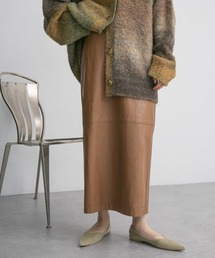 KBF | フェイクレザーハイウエストタイトスカート(スカート)