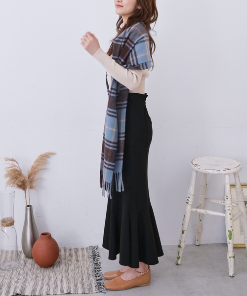 FREE'S MART（フリーズマート）の「【低身長サイズ/Sシリーズ】◆サイドスリットカットソーマーメイドスカート（スカート・レディース・ブラック/ベージュ/ベージュ系その他・SMALL/MEDIUM/X-SMALL）」の13枚目の写真