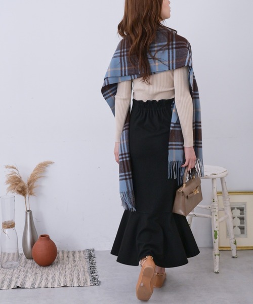 FREE'S MART（フリーズマート）の「【低身長サイズ/Sシリーズ】◆サイドスリットカットソーマーメイドスカート（スカート・レディース・ブラック/ベージュ/ベージュ系その他・SMALL/MEDIUM/X-SMALL）」の16枚目の写真