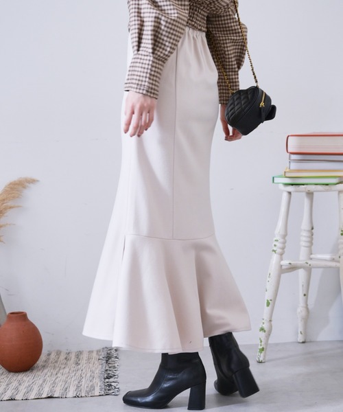 FREE'S MART（フリーズマート）の「【低身長サイズ/Sシリーズ】◆サイドスリットカットソーマーメイドスカート（スカート・レディース・ブラック/ベージュ/ベージュ系その他・SMALL/MEDIUM/X-SMALL）」の15枚目の写真